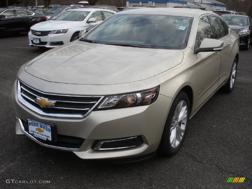 2014 Impala LT - Champagne Silver Metallic / Jet Black/Dark Titanium photo #1