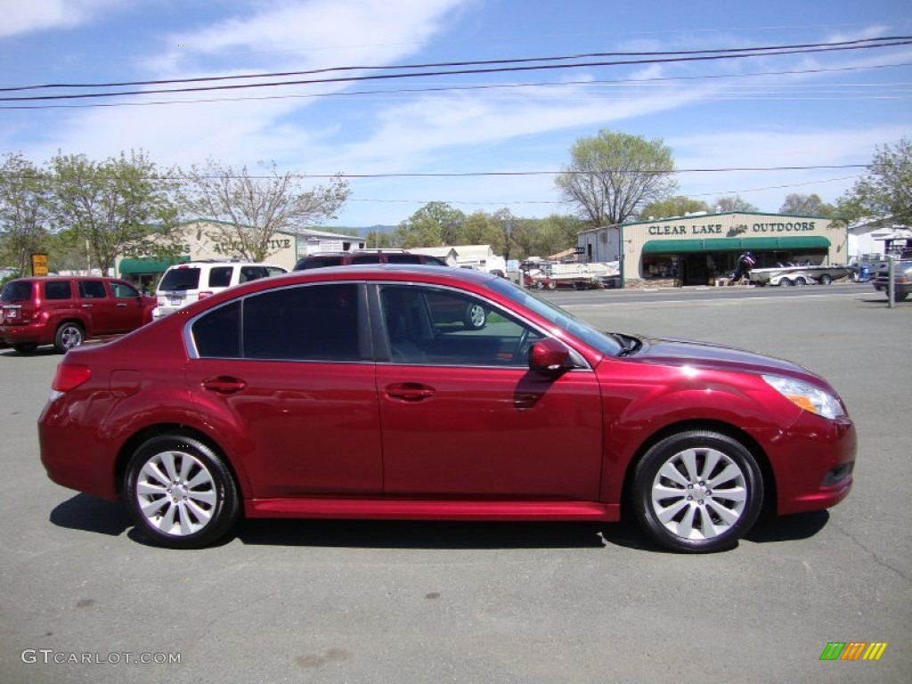Ruby Red Pearl 2010 Subaru Legacy 3.6R Limited Sedan Exterior Photo #79631267