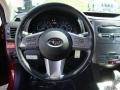 Off Black 2010 Subaru Legacy 3.6R Limited Sedan Steering Wheel