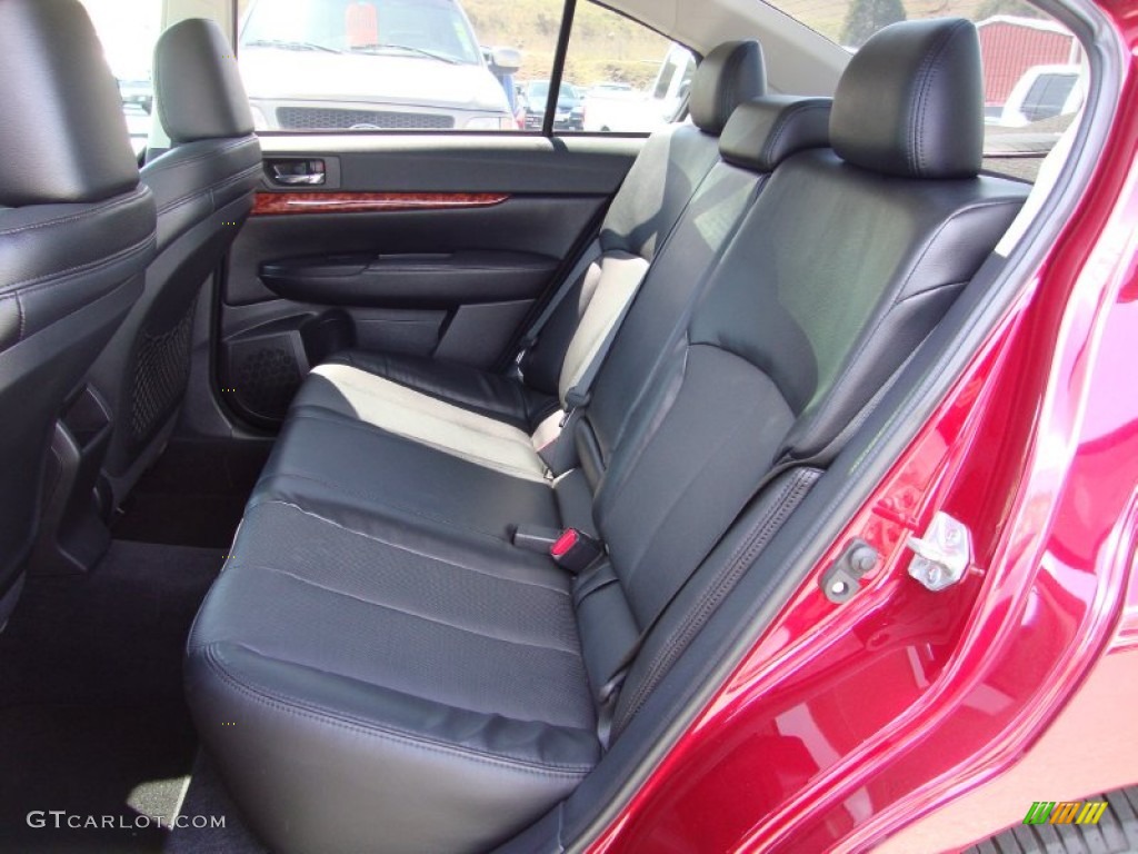 Off Black Interior 2010 Subaru Legacy 3.6R Limited Sedan Photo #79631541