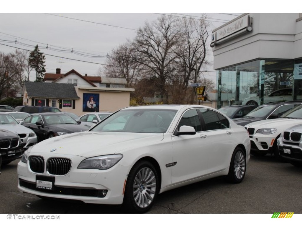 2012 7 Series 750i xDrive Sedan - Alpine White / Black photo #1