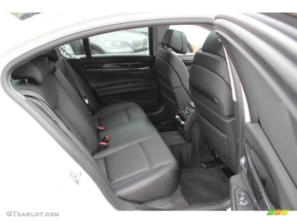 2012 BMW 7 Series 750i xDrive Sedan Rear Seat Photos