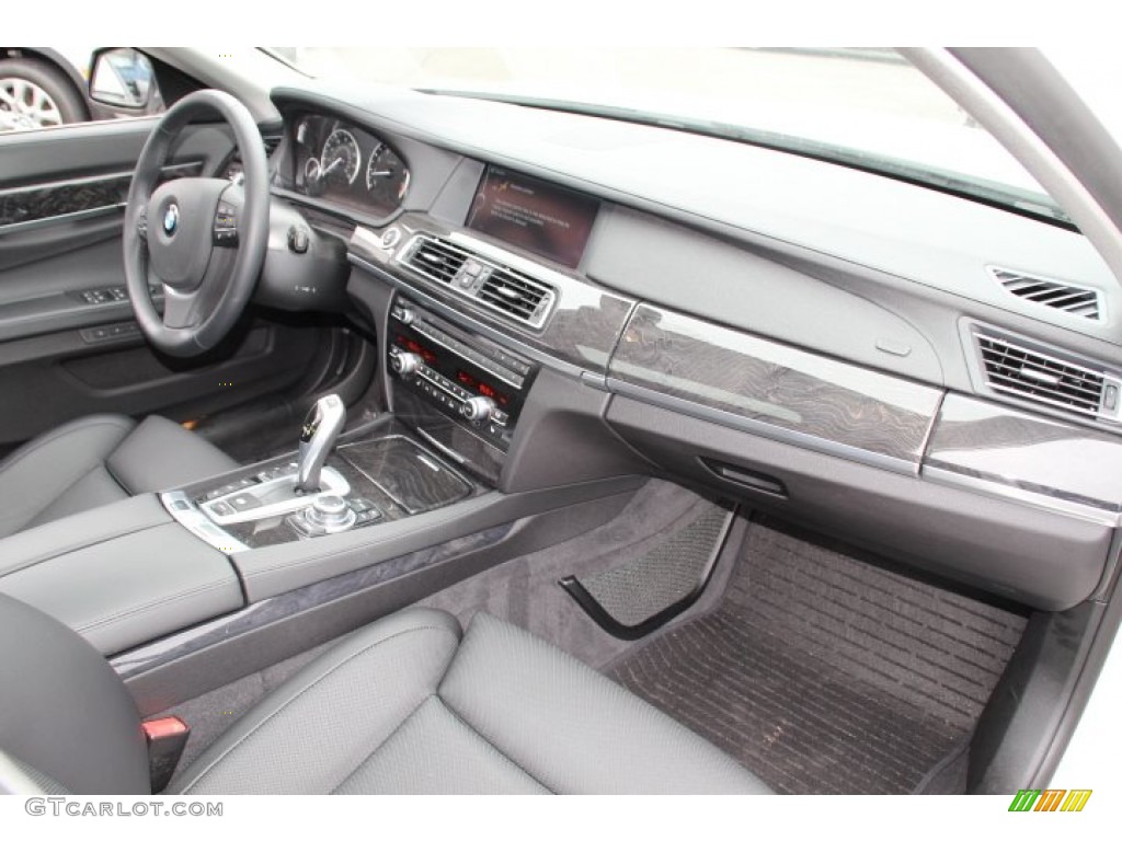 2012 BMW 7 Series 750i xDrive Sedan Black Dashboard Photo #79632023