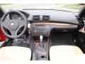 Savanna Beige 2012 BMW 1 Series 128i Convertible Dashboard