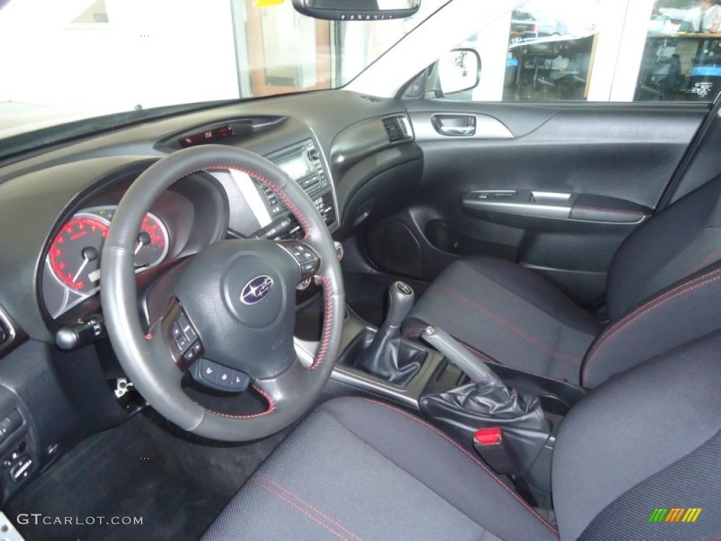 WRX Carbon Black Interior 2013 Subaru Impreza WRX Premium 4 Door Photo #79633255
