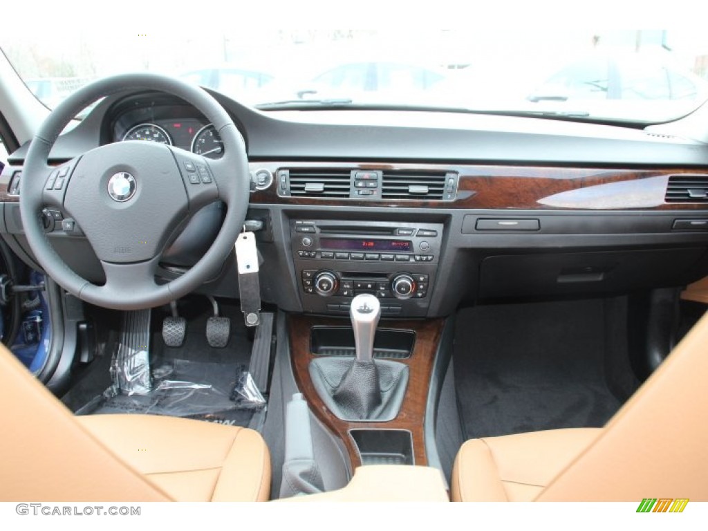 2011 3 Series 328i xDrive Sedan - Deep Sea Blue Metallic / Saddle Brown Dakota Leather photo #13
