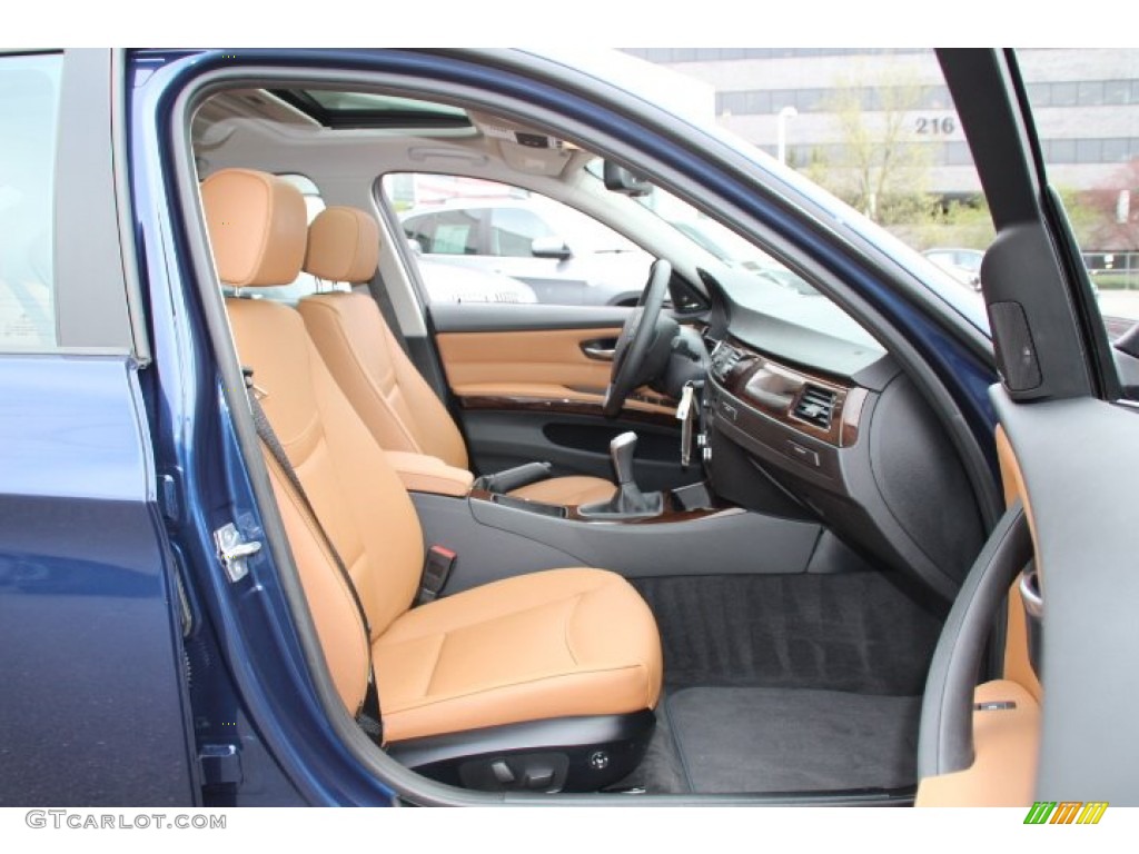 2011 3 Series 328i xDrive Sedan - Deep Sea Blue Metallic / Saddle Brown Dakota Leather photo #27