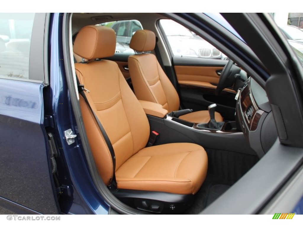 2011 3 Series 328i xDrive Sedan - Deep Sea Blue Metallic / Saddle Brown Dakota Leather photo #28