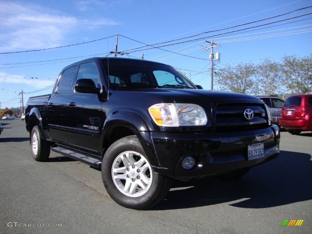 2006 Tundra Limited Double Cab - Black / Taupe photo #1