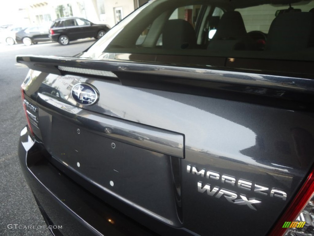 2013 Impreza WRX Premium 4 Door - Dark Gray Metallic / WRX Carbon Black photo #34