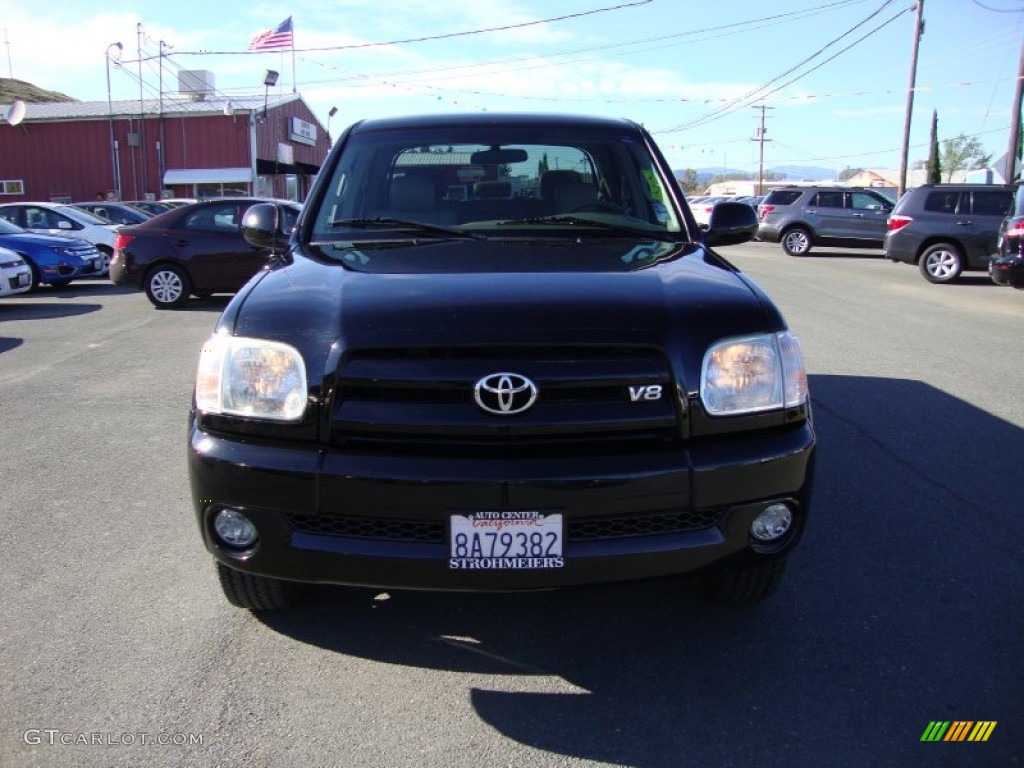 2006 Tundra Limited Double Cab - Black / Taupe photo #2