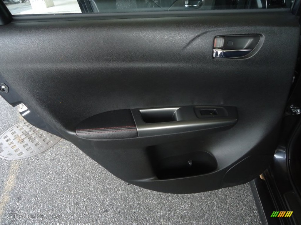 2013 Impreza WRX Premium 4 Door - Dark Gray Metallic / WRX Carbon Black photo #38