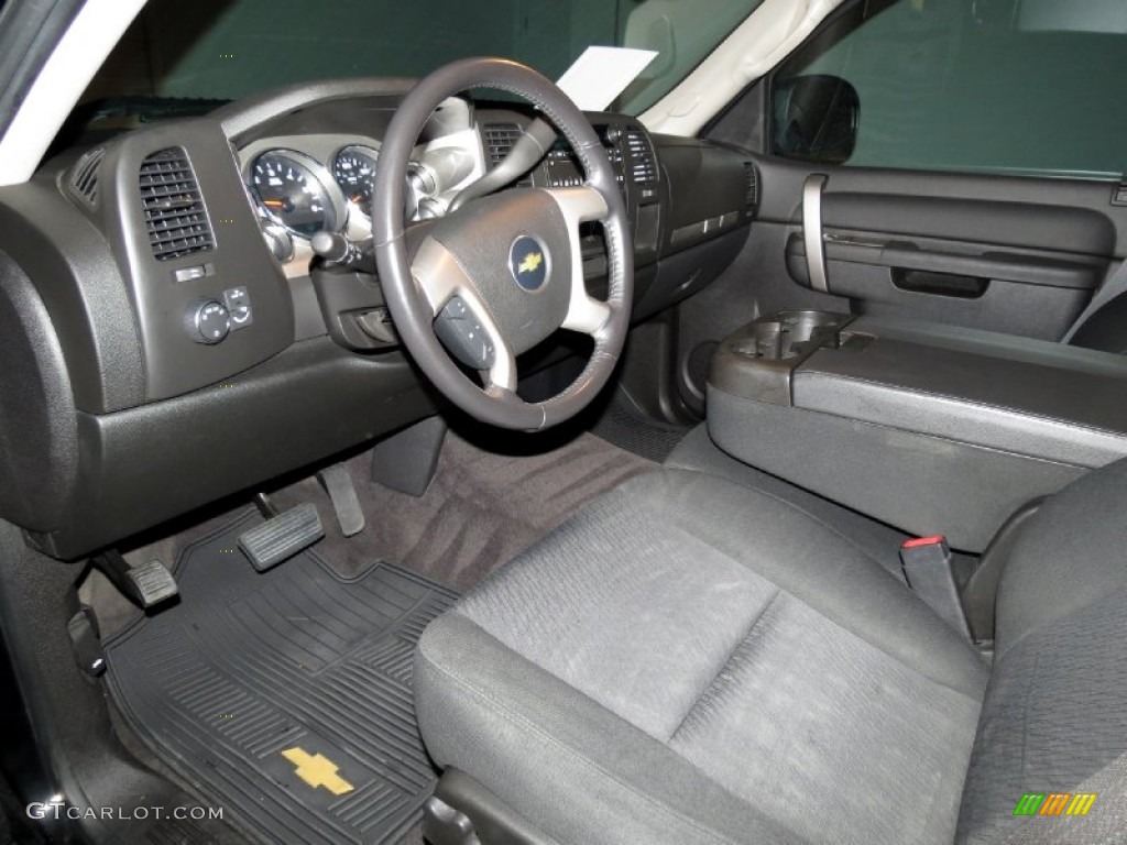 Ebony Interior 2010 Chevrolet Silverado 1500 LT Crew Cab Photo #79634511