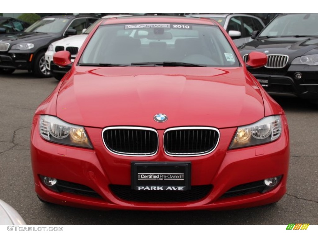 2010 3 Series 328i xDrive Sedan - Crimson Red / Black photo #2
