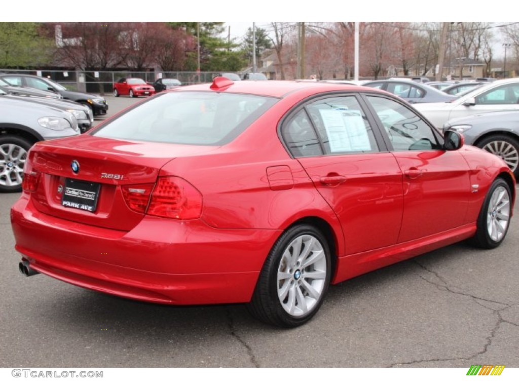 2010 3 Series 328i xDrive Sedan - Crimson Red / Black photo #5