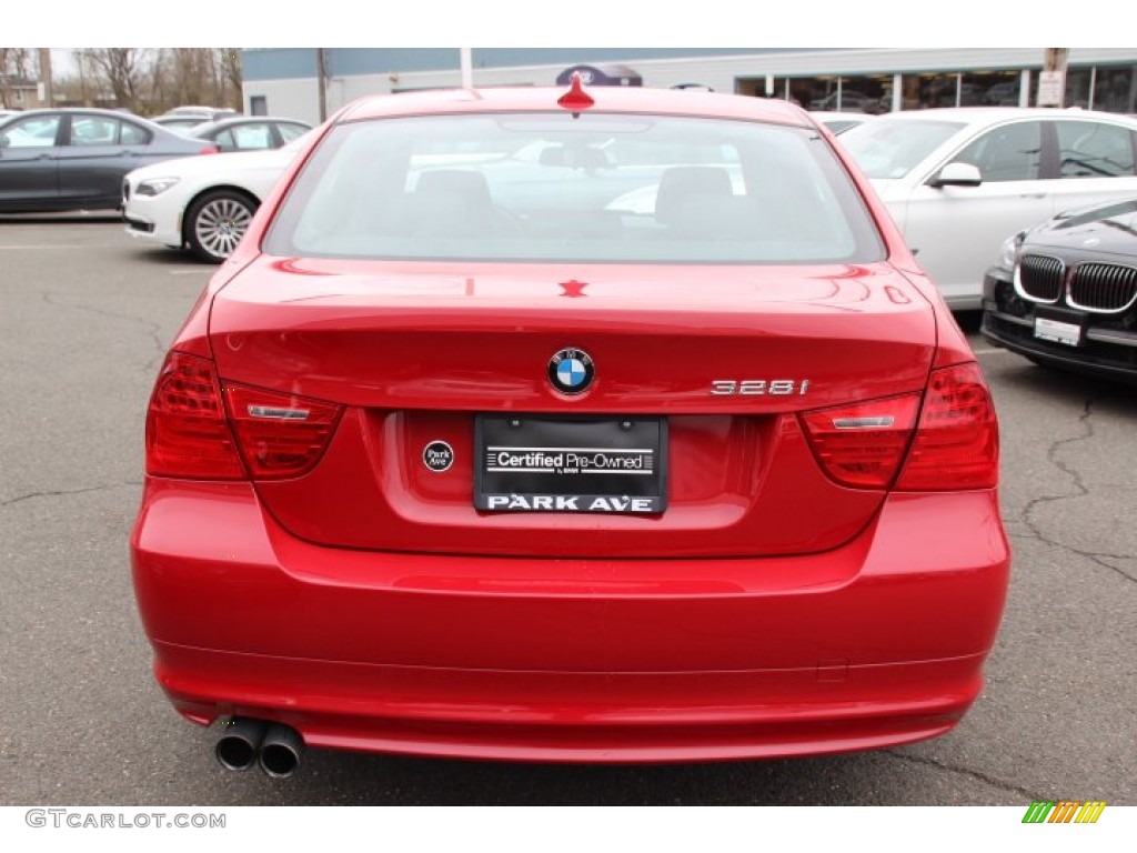 2010 3 Series 328i xDrive Sedan - Crimson Red / Black photo #6