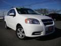 2010 Summit White Chevrolet Aveo LT Sedan  photo #1