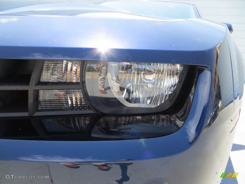 2012 Camaro LS Coupe - Imperial Blue Metallic / Gray photo #8