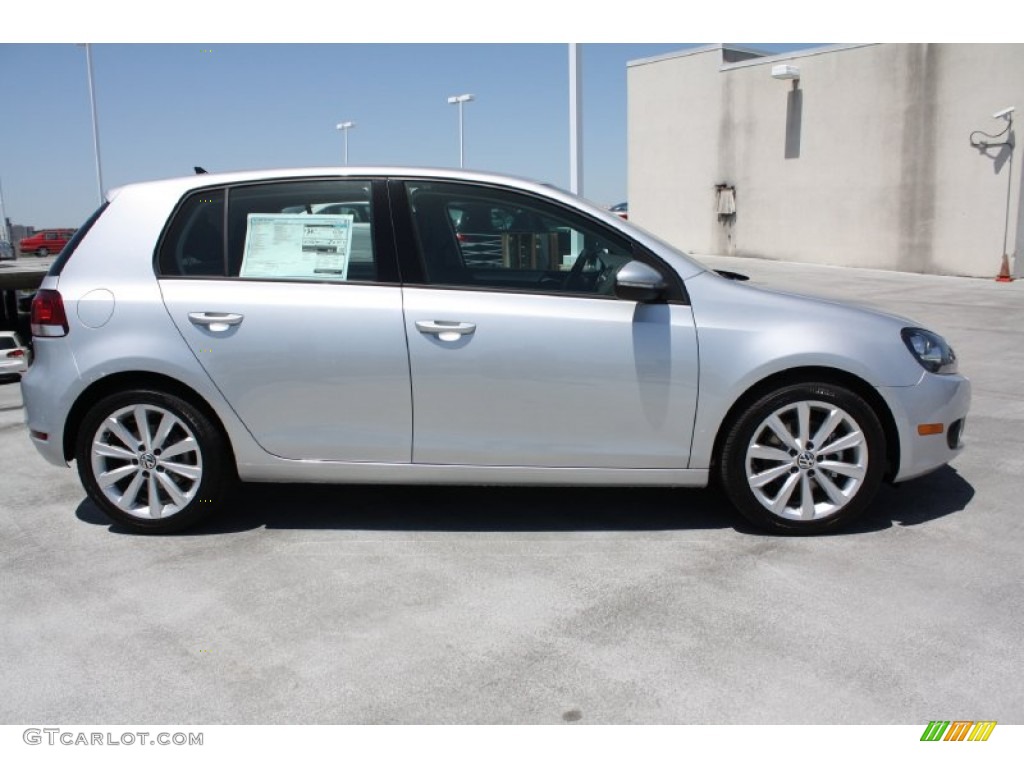 Reflex Silver Metallic 2013 Volkswagen Golf 4 Door TDI Exterior Photo #79635809