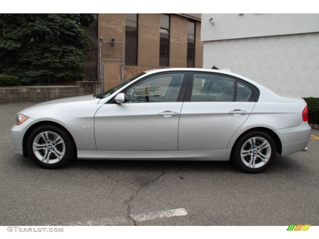 Titanium Silver Metallic 2008 BMW 3 Series 328xi Sedan Exterior Photo #79635912