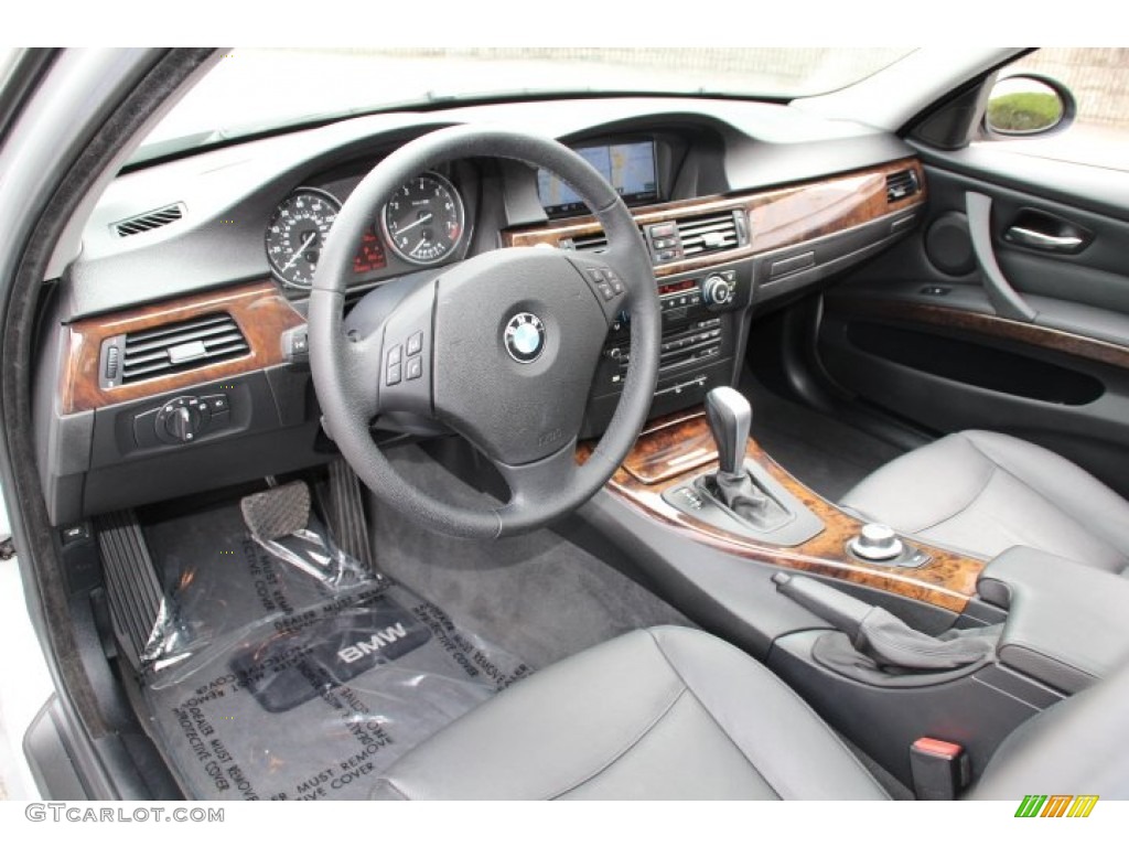 Black Interior 2008 BMW 3 Series 328xi Sedan Photo #79635950
