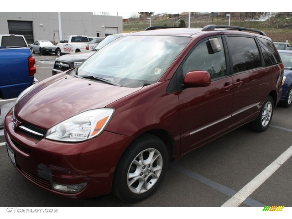 Salsa Red Pearl 2004 Toyota Sienna XLE AWD Exterior Photo #79635967