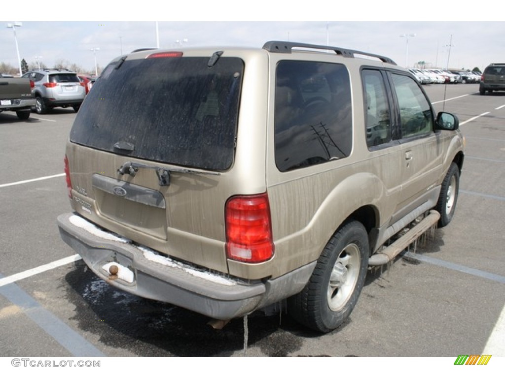 2001 Explorer Sport 4x4 - Harvest Gold Metallic / Medium Prairie Tan photo #2