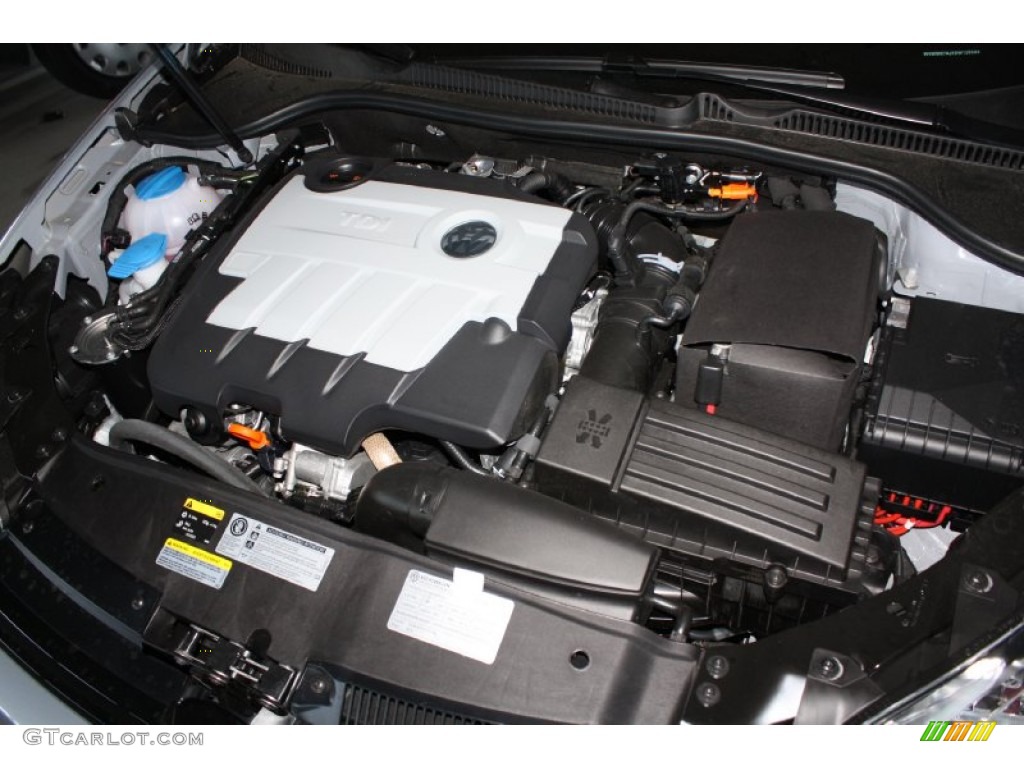 2013 Volkswagen Golf 4 Door TDI Engine Photos