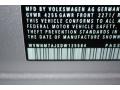 Reflex Silver Metallic - Golf 4 Door TDI Photo No. 34