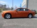 2011 Toxic Orange Pearl Dodge Charger SE  photo #3