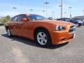 2011 Toxic Orange Pearl Dodge Charger SE  photo #7