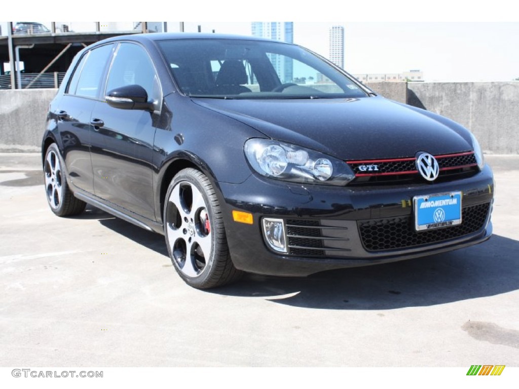 Deep Black Pearl Metallic Volkswagen GTI