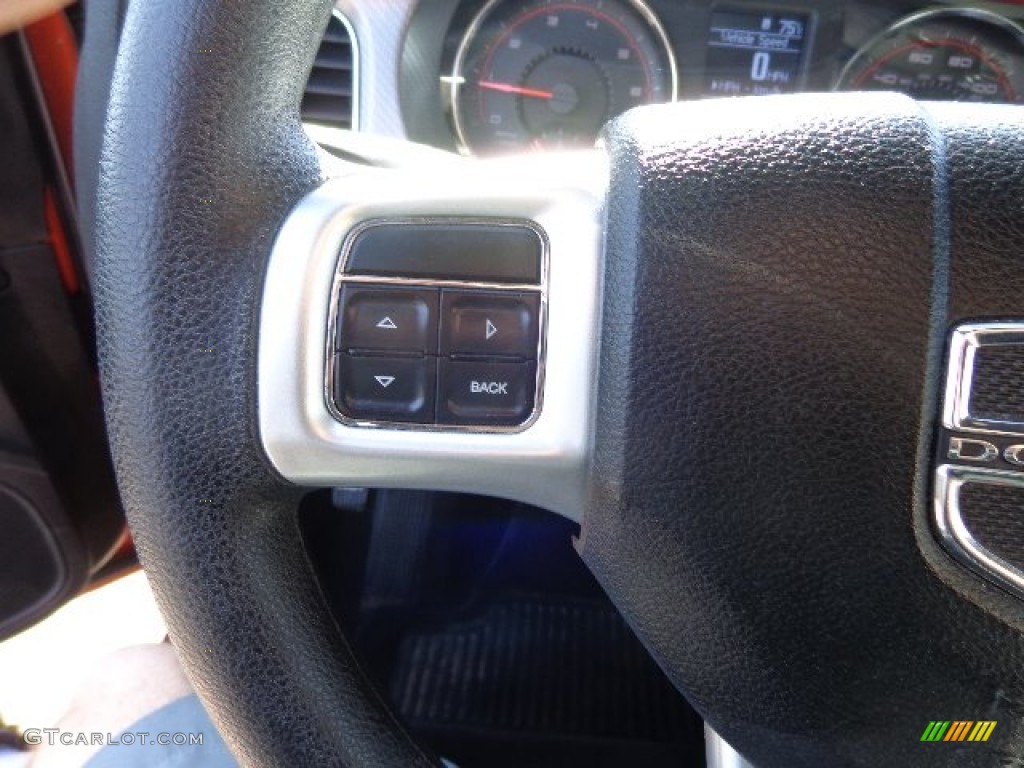 2011 Charger SE - Toxic Orange Pearl / Black photo #21