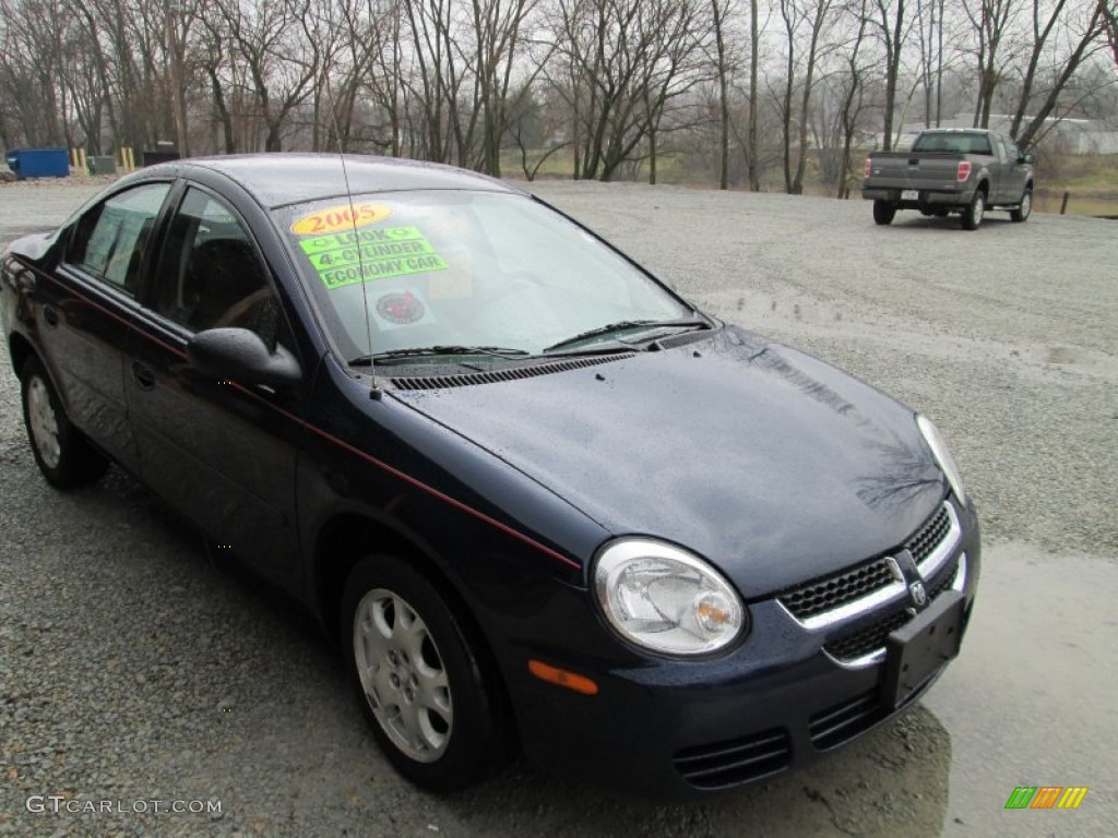 2005 Neon SXT - Midnight Blue Pearlcoat / Dark Slate Gray photo #4