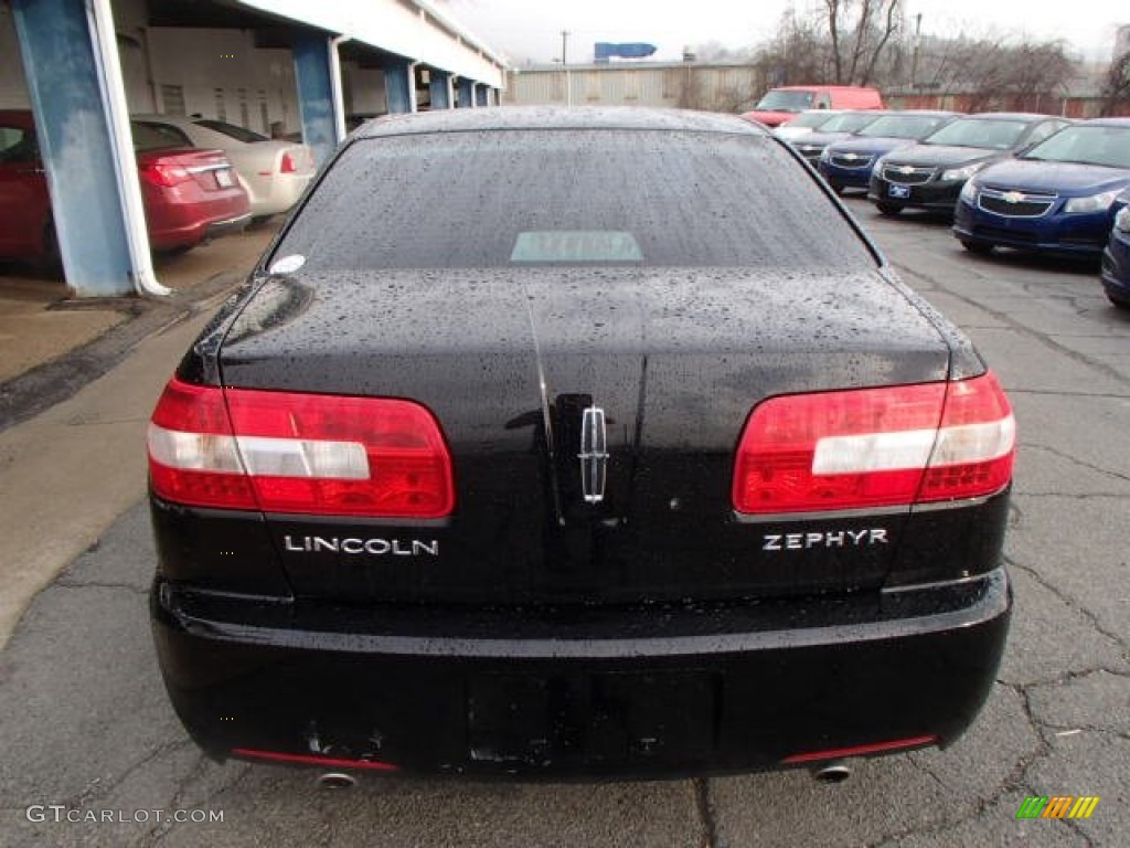 2006 Zephyr  - Black Clearcoat / Dark Charcoal photo #7