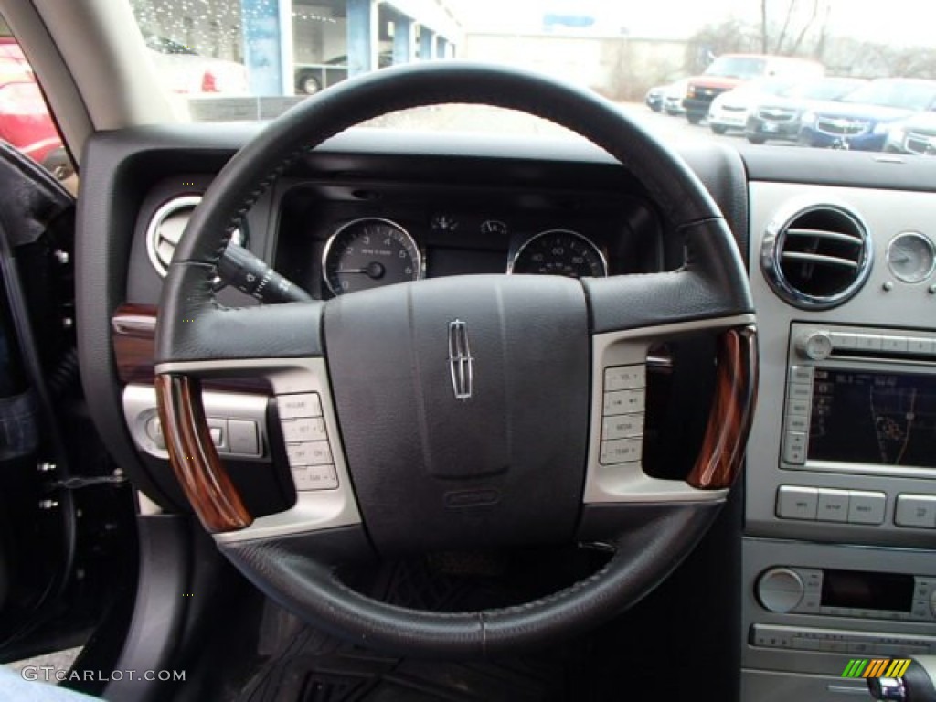 2006 Lincoln Zephyr Standard Zephyr Model Dark Charcoal Steering Wheel Photo #79638615
