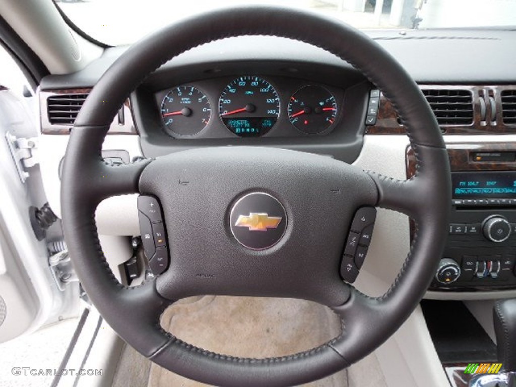 2013 Chevrolet Impala LT Gray Steering Wheel Photo #79638635