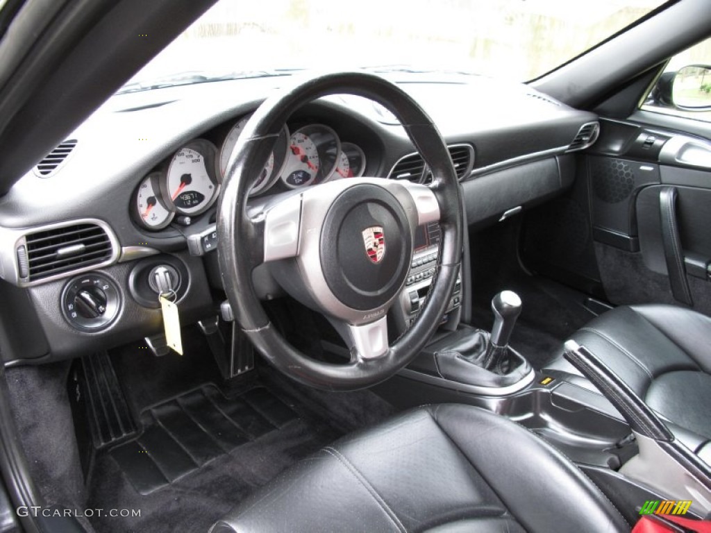 2007 Porsche 911 Carrera S Coupe Black Dashboard Photo #79638978