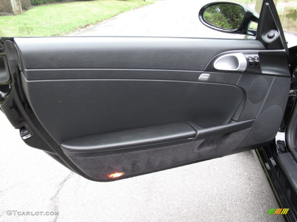 2008 Porsche Cayman Standard Cayman Model Black Door Panel Photo #79639259