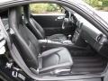 2008 Porsche Cayman Black Interior Front Seat Photo