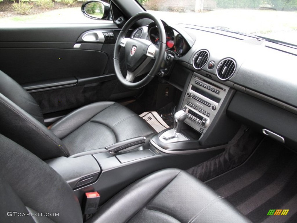 2008 Porsche Cayman Standard Cayman Model Black Dashboard Photo #79639330