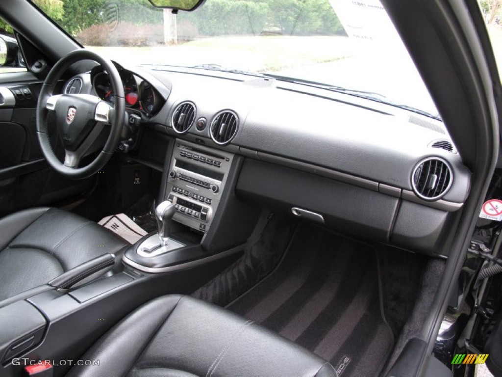 2008 Porsche Cayman Standard Cayman Model Black Dashboard Photo #79639352