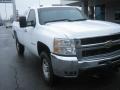 2008 Summit White Chevrolet Silverado 2500HD Work Truck Regular Cab 4x4  photo #1