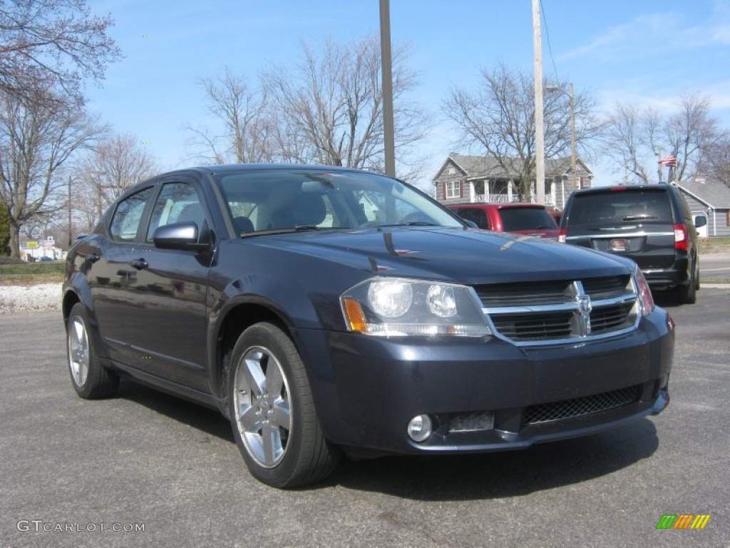 2008 Avenger R/T AWD - Modern Blue Pearl / Dark Slate Gray/Light Slate Gray photo #3