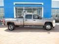 2012 Mocha Steel Metallic Chevrolet Silverado 3500HD LT Crew Cab 4x4  photo #3