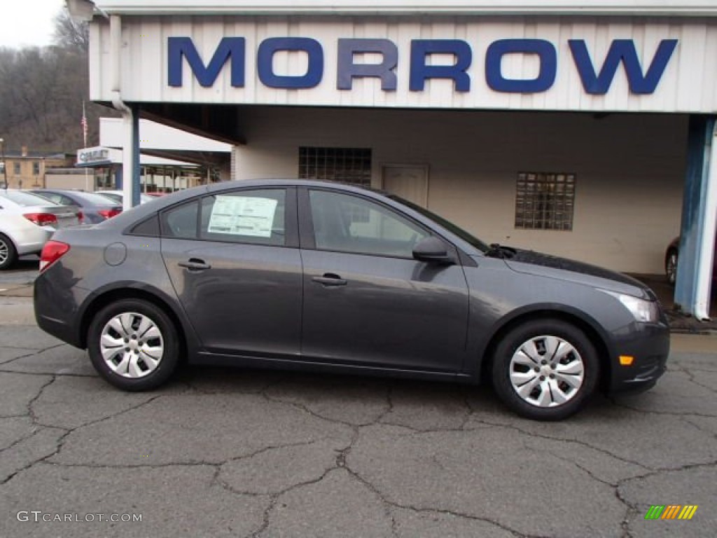 2013 Cruze LS - Cyber Gray Metallic / Jet Black/Medium Titanium photo #1
