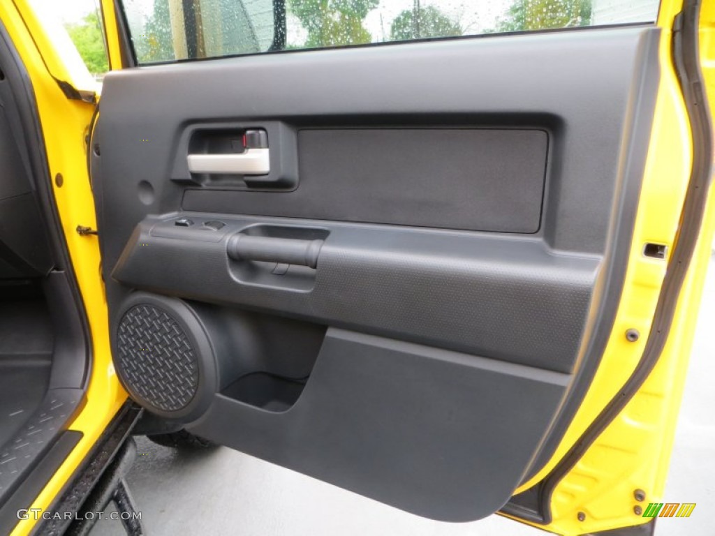 2008 Toyota FJ Cruiser 4WD Dark Charcoal Door Panel Photo #79640326
