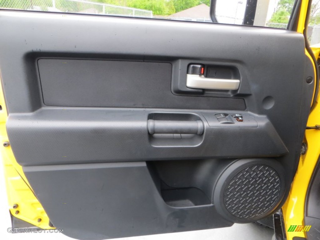 2008 Toyota FJ Cruiser 4WD Dark Charcoal Door Panel Photo #79640507
