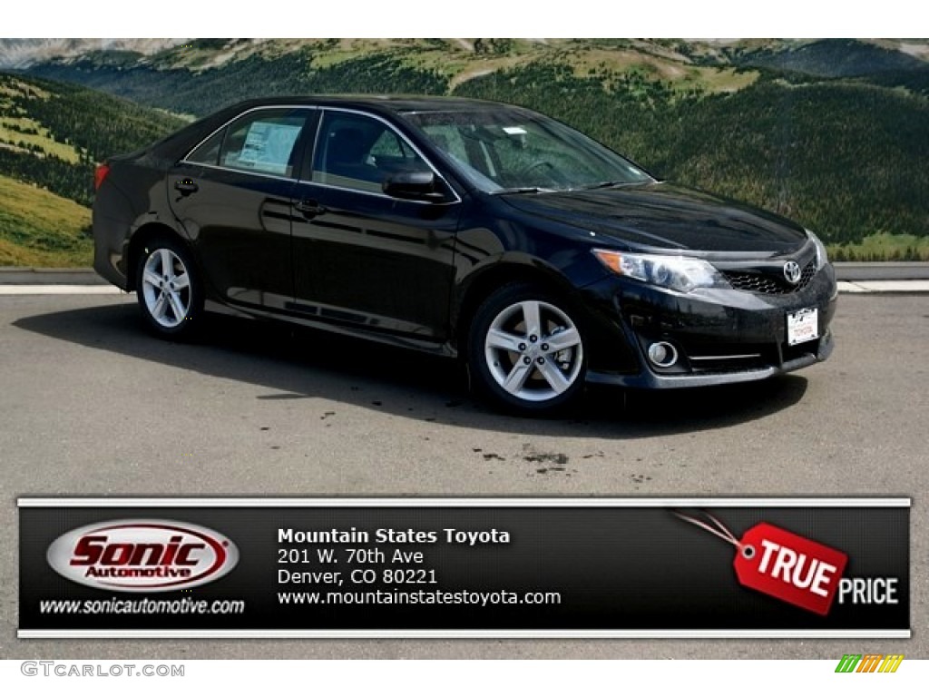 2013 Camry SE - Attitude Black Metallic / Black/Ash photo #1