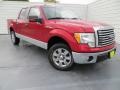 2010 Red Candy Metallic Ford F150 XLT SuperCrew  photo #2